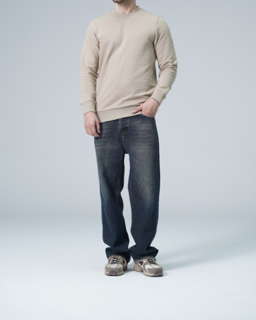 دورس یقه گرد مردانه