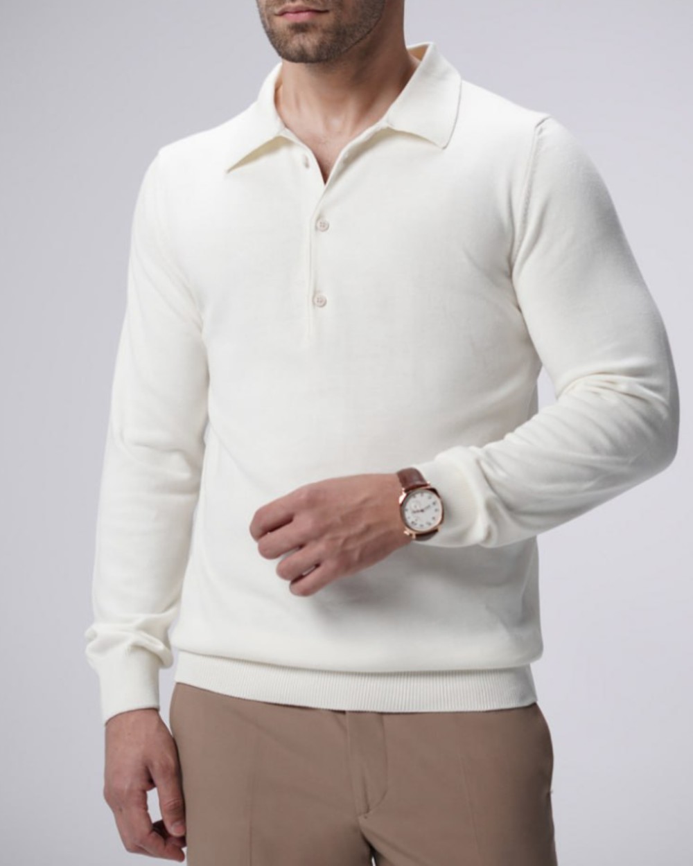 پلیور بافت یقه برگرد