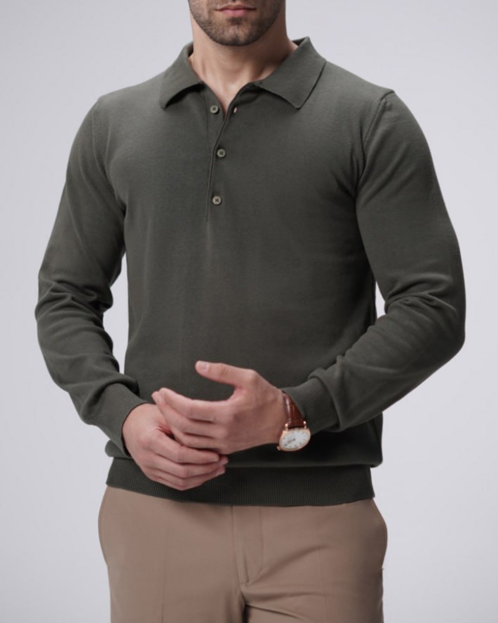 پلیور بافت یقه برگرد