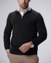 بافت نیم زیپ یقه ایستاده
