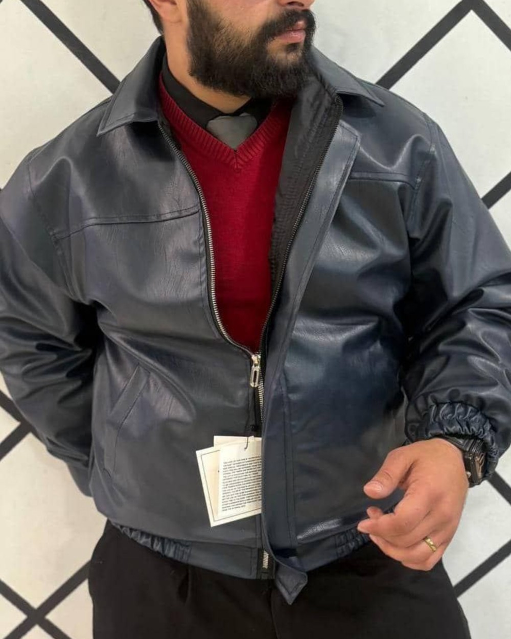 پامبر جکت جرم باکسی