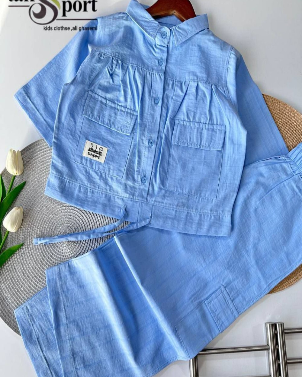 ست تابستانی کارگو دخترانه کد 2303